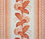 Quadrille Wallpaper: Climbing Hydrangea - Custom Peach on White Paper (5 yard minimum)