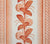 Quadrille Wallpaper: Climbing Hydrangea - Custom Peach on White Paper (5 yard minimum)