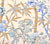 Quadrille Wallpaper: Enchanted Garden Bamboo - Custom Multi Heavenly Blue / Green / Taupe (FIVE YARD MINIMUM)