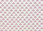 Pattern of small pink crowns on a cream colored background