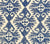 Quadrille Fabric: Tucson - Custom Navy on Tinted Belgian Linen / Cotton