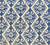 Quadrille Fabric: Tucson - Custom Navy on Tinted Belgian Linen / Cotton