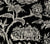 Quadrille Prints: Royal Journey Reverse II - Black on Tinted Belgian Linen/Cotton