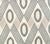 Quadrille Fabric: Diamond Tracery - Custom Dark Gray / Gray on White 100% Cotton Sateen