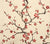 Quadrille Fabric: Cherry Branch - Custom Brown, Pink, Taupe on Cream 100% Linen