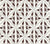 China Seas Fabric: Malay Diamond Grande - Custom Choco Brown on Tinted Belgian Linen / Cotton