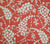 China Seas Fabric: Lysette Reverse - Custom Salmon floral paisley print on Tan 100% Belgian Linen