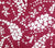 China Seas Fabric: Lysette Reverse - Custom Dark Red on Tinted Belgian Linen / Cotton