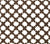 China Seas Fabric: Double Cross  One Color - Custom Brown on Tinted 100% Linen