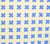 China Seas Fabric Cross Check geometric print Custom Pacific Blue on Tinted Belgian Linen Cotton