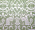 China Seas Fabric Bali II Custom Barbados Green Ikat Batik with Peacocks on Tinted Belgian Linen Cotton
