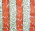China Seas Fabric: Bijou Stripe - Custom Brique / Brown / Camel on 100% Linen