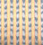 China Seas Fabric: Bijou Stripe - Custom Peach / Teal / Yellow on Tinted 100% Linen
