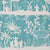 China Seas Fabric: Lyford Background - Custom Dark Turquoise on White Suncloth (Indoor/Outdoor)