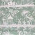 China Seas Fabric: Lyford Background - Custom Spring Break on White Belgian Linen / Cotton