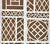 China Seas Wallpaper: Lyford Trellis - Custom Taupe / Pink on Brown 100% Paper (FIVE YARD MINIMUM)