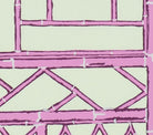 China Seas Wallpaper: Lyford Trellis - Custom Lilac / Purple on Off White Paper  detail
