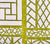 China Seas Wallpaper: Lyford Trellis Wallpaper - Custom Greens / Pink on white