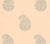 China Seas Fabric: Bangalore Paisley - Custom Silver on Light Pink - 100% Silk Shantung (Copy)