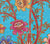 China Seas Fabric: Lim Bamboo - Custom Multi Turquoise on 100% Cotton