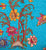 China Seas Fabric: Lim Bamboo - Custom Multi Turquoise on 100% Cotton