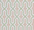 China Seas Fabric: Gorrivan Fretwork - Custom Celadon / White on Off White Suncloth (OUTDOOR)