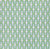 China Seas Fabric: Gorrivan Fretwork - Custom Grass Green / Sky Blue on White Belgian Linen / Cotton