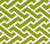 China Seas Fabric: Aga Reverse - Custom Jungle Green on White Belgian Linen / Cotton