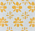 China Seas Wallpaper: Wildflowers - Custom Honey Burst on White Paper