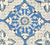 China Seas Fabric: New Batik - Custom Pacific Blue / New Navy on Tinted Belgian Linen / Cotton