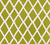 China Seas Fabric: Lyford Diamond Bamboo - Custom Jungle Green on White Belgian Linen / Cotton