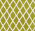 China Seas Fabric: Lyford Diamond Bamboo - Custom Jungle Green on White Belgian Linen / Cotton