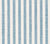 China Seas: Lulu Stripe - Custom Color / Ground Custom Blue on White 100% Linen