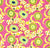 China Seas Fabric: Flora II - Custom Pink / Yellow / Green / Blue on White Cotton Sateen