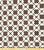 China Seas Fabric: Donovan - Custom Brown on Tan 100% Linen