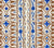 China Seas Fabric: Biron Batik - Custom Brown / New Navy on Cream Suncloth (OUTDOOR)