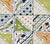 China Seas Fabric: Sunnyjim Batik - Custom Multi Greens / Tan on Tinted Belgian Linen / Cotton