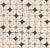 China Seas Fabric: Sunnyjim Geometric - Custom Multi Blues on Classic Tint on Belgian Linen / Cotton