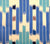 China Seas Fabric: Bordeaux - Multi Blues on White Suncloth (OUTDOOR)