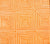 China Seas Fabric: Ziggurat Reverse - Large Scale - Orange on Tinted Belgian Linen / Cotton