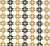 China Seas Fabric: Frowick Small Scale - Custom Brown / Camel on Tinted Belgian Linen / Cotton