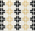China Seas Fabric: Frowick Small Scale - Custom Black / Tan on Tinted Belgian Linen / Cotton