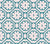 China Seas Fabric: Ceylon Batik - Custom Turquoise on White Suncloth