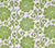 China Seas Fabric: Florals - Custom Jungle Green on Tinted Belgian Linen / Cotton