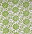 China Seas Fabric: Florals - Custom Jungle Green on Tinted Belgian Linen / Cotton