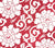 China Seas Fabric: Florals Reverse - Custom Burgundy on Tinted Belgian Linen / Cotton