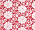 China Seas Fabric: Florals Reverse - Custom Burgundy on Tinted Belgian Linen / Cotton