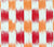 China Seas Fabric: II Blue Ikat - Red / Orange on Tinted Belgian Linen/Cotton