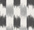 China Seas Fabric: II Blue Ikat - Gray / Steel Gray on Tinted Belgian Linen / Cotton