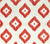 China Seas Fabric: Bali Diamond - Multi Coral on Tinted Belgian Linen / Cotton